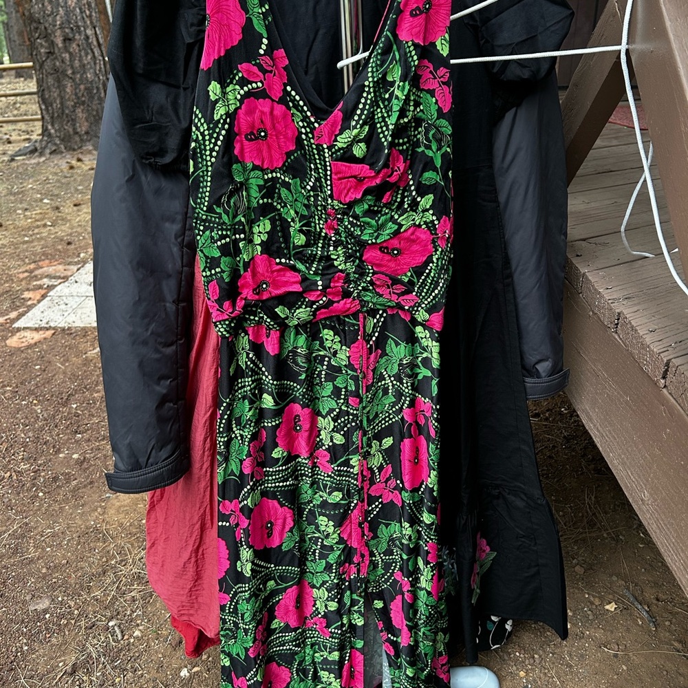 Anthropologie Floral Maxi Dress